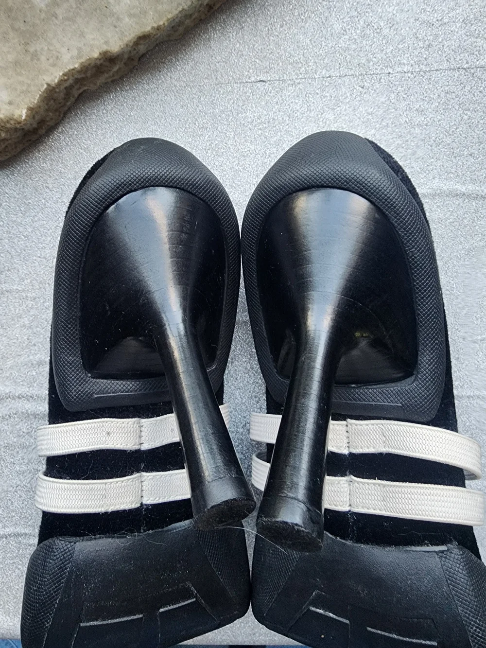 NM70 Black and Off White Women’s  Sporty, Comfortable Heels